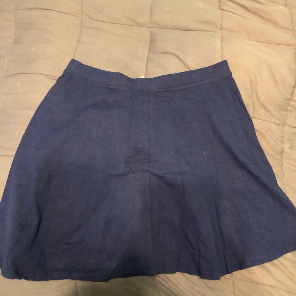 Navy skirt